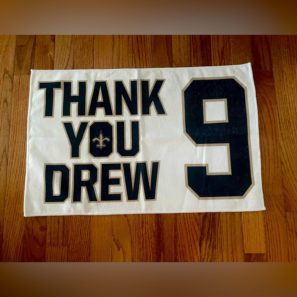 Drew Brees honorary towel